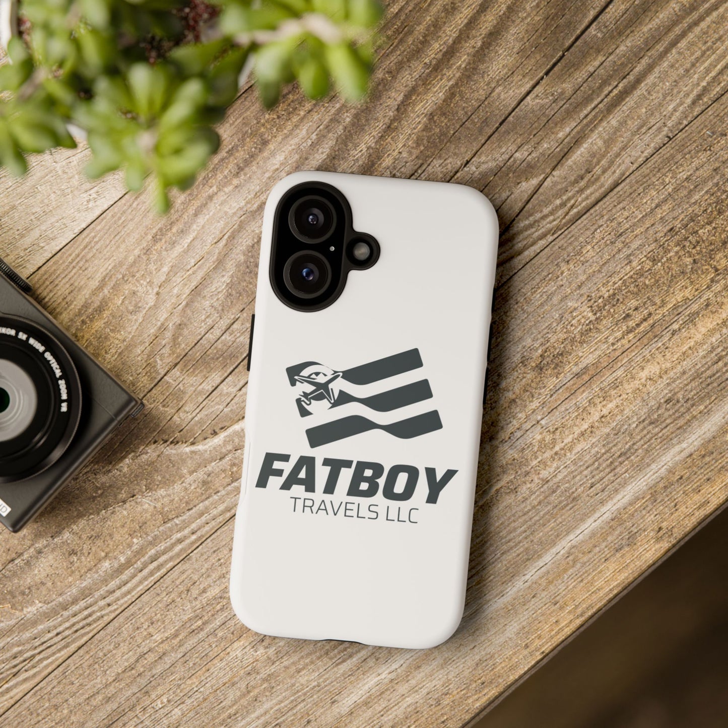 Fatboy Travels Tough Phone Case — Durable Travel-Logo Protective Cover
