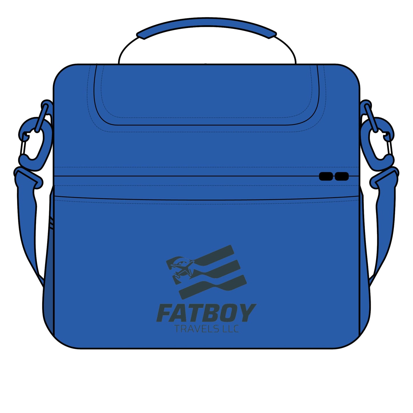 Insulated Cooler Bag – "Fatboy" Travel Lunch Cooler with Shoulder Strap