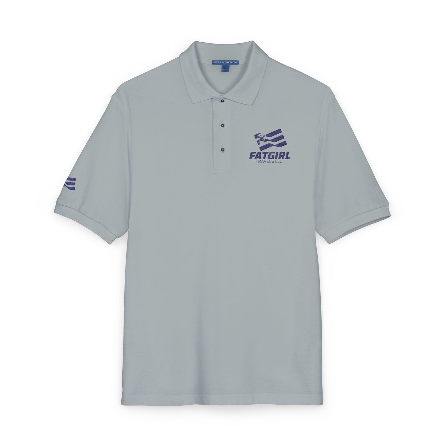 Embroidered 'Fatgirl' Logo Polo Shirt — Casual Branded Work & Team Polo