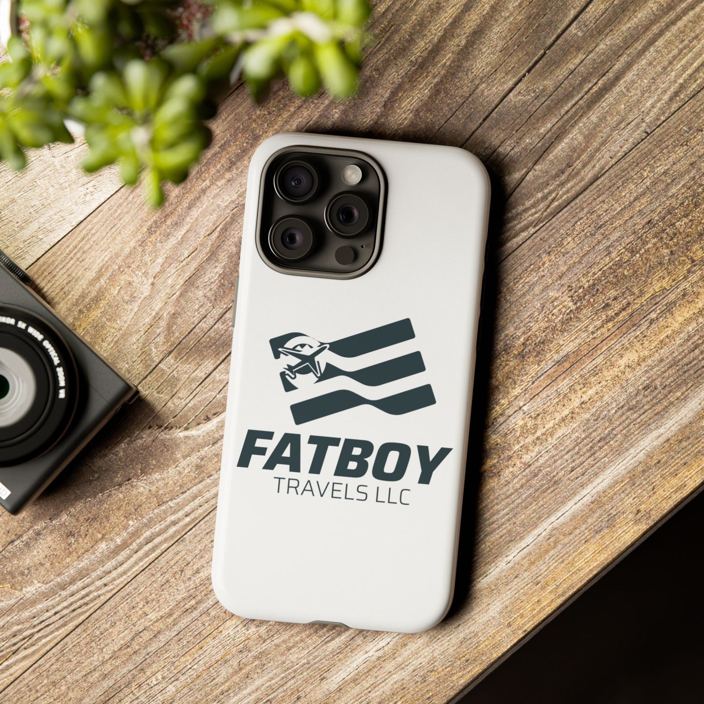 Fatboy Travels Tough Phone Case — Durable Travel-Logo Protective Cover