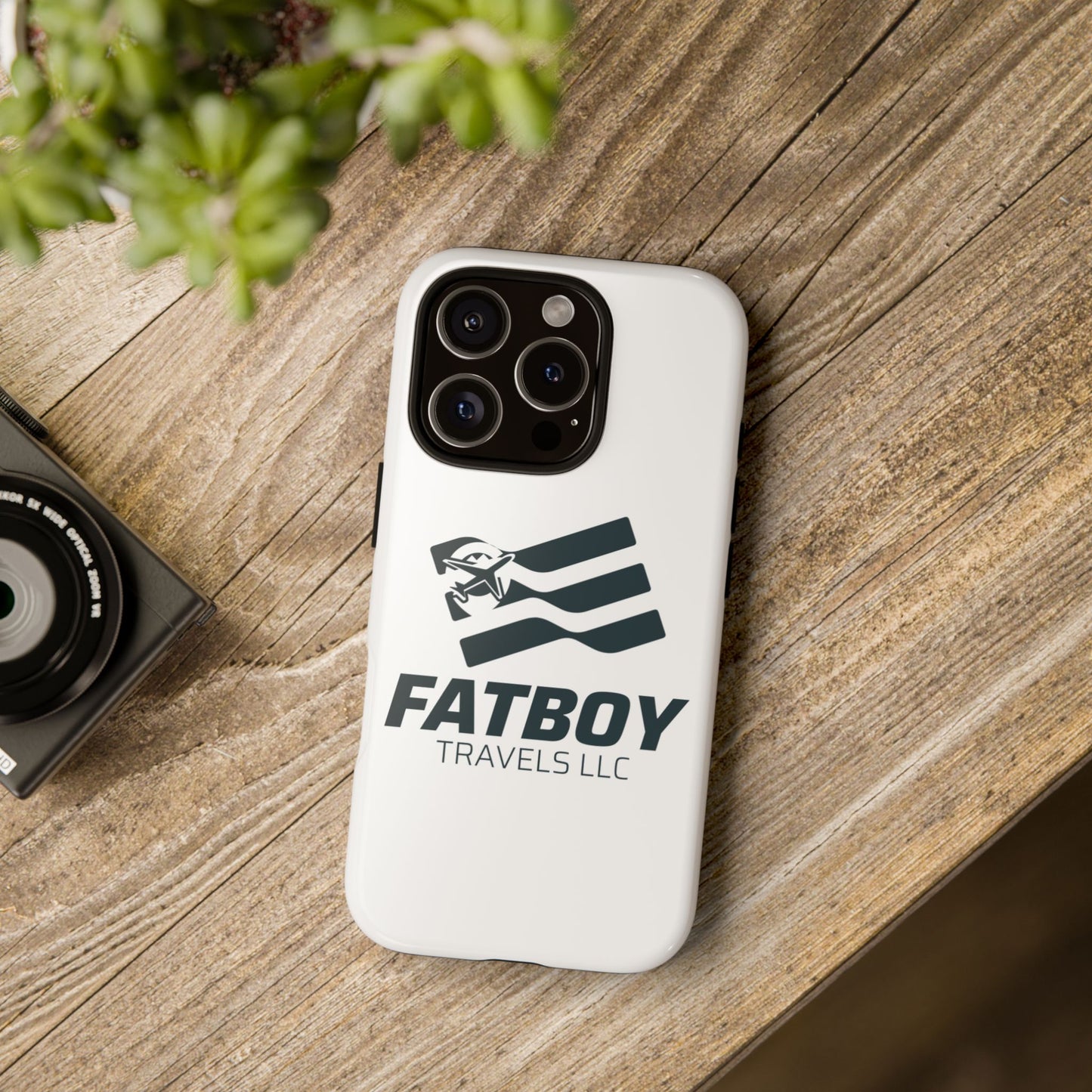 Fatboy Travels Tough Phone Case — Durable Travel-Logo Protective Cover