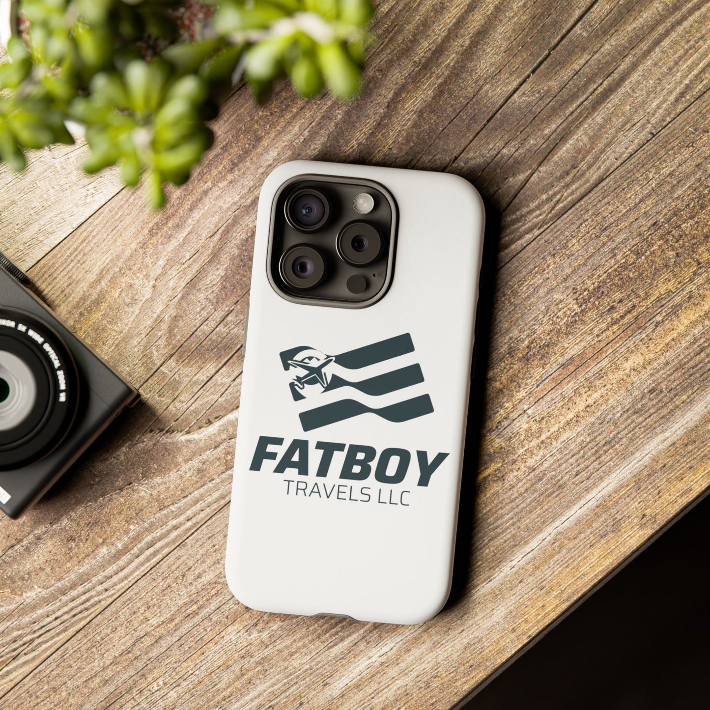 Fatboy Travels Tough Phone Case — Durable Travel-Logo Protective Cover