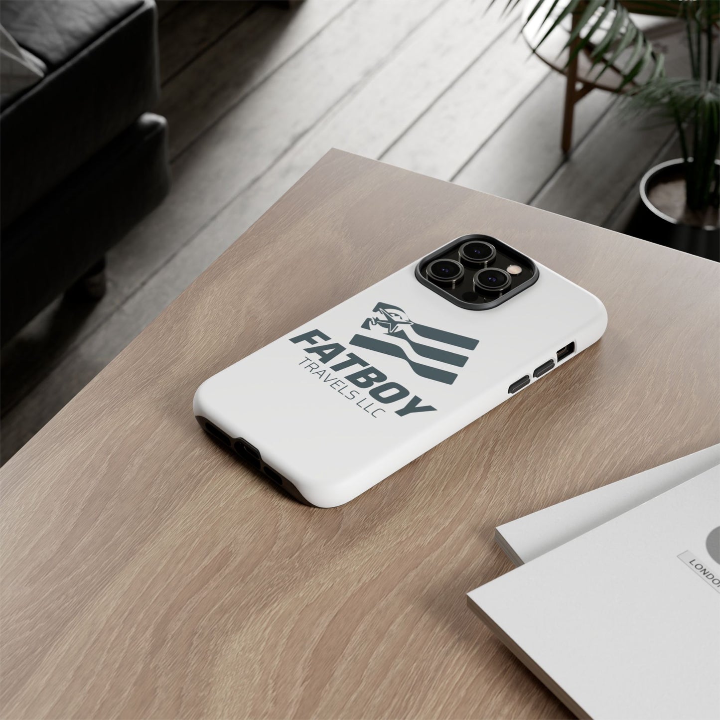 Fatboy Travels Tough Phone Case — Durable Travel-Logo Protective Cover