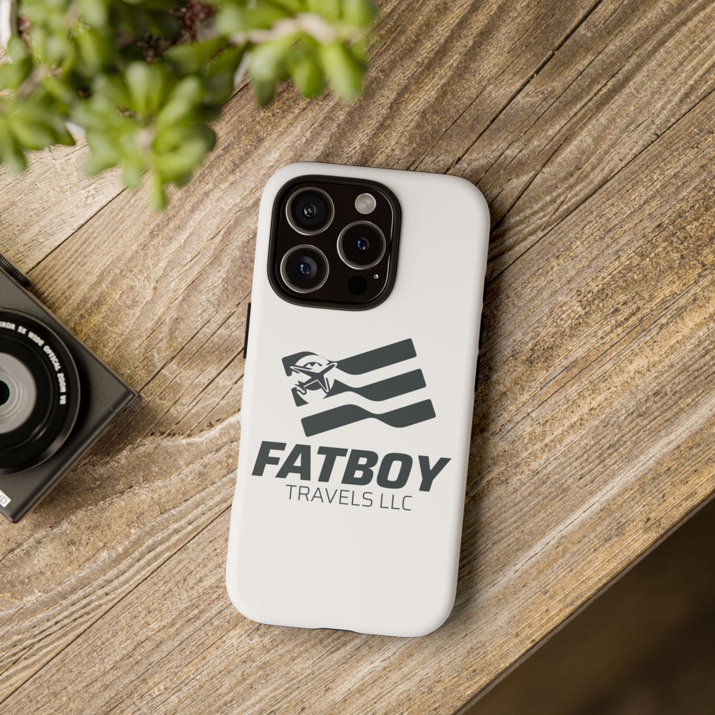 Fatboy Travels Tough Phone Case — Durable Travel-Logo Protective Cover