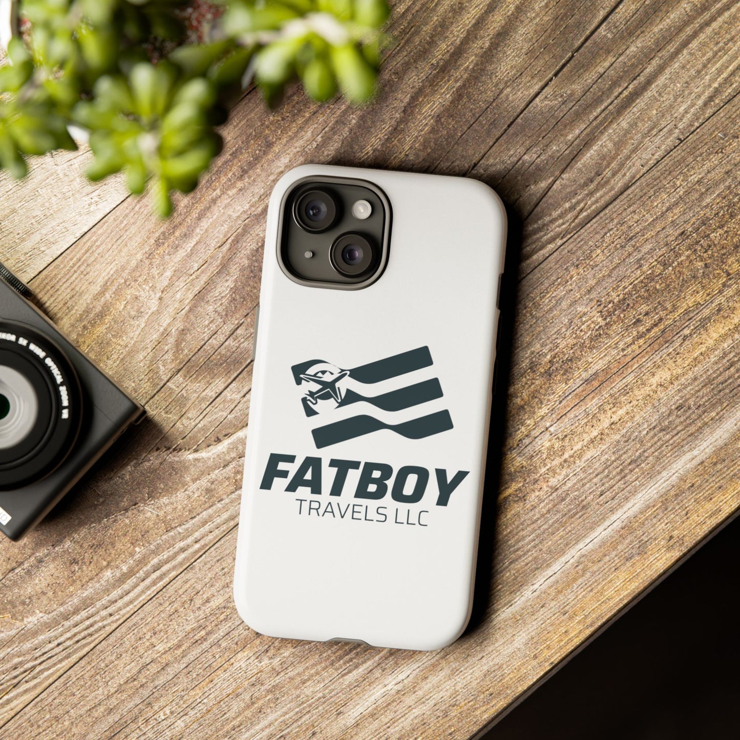 Fatboy Travels Tough Phone Case — Durable Travel-Logo Protective Cover