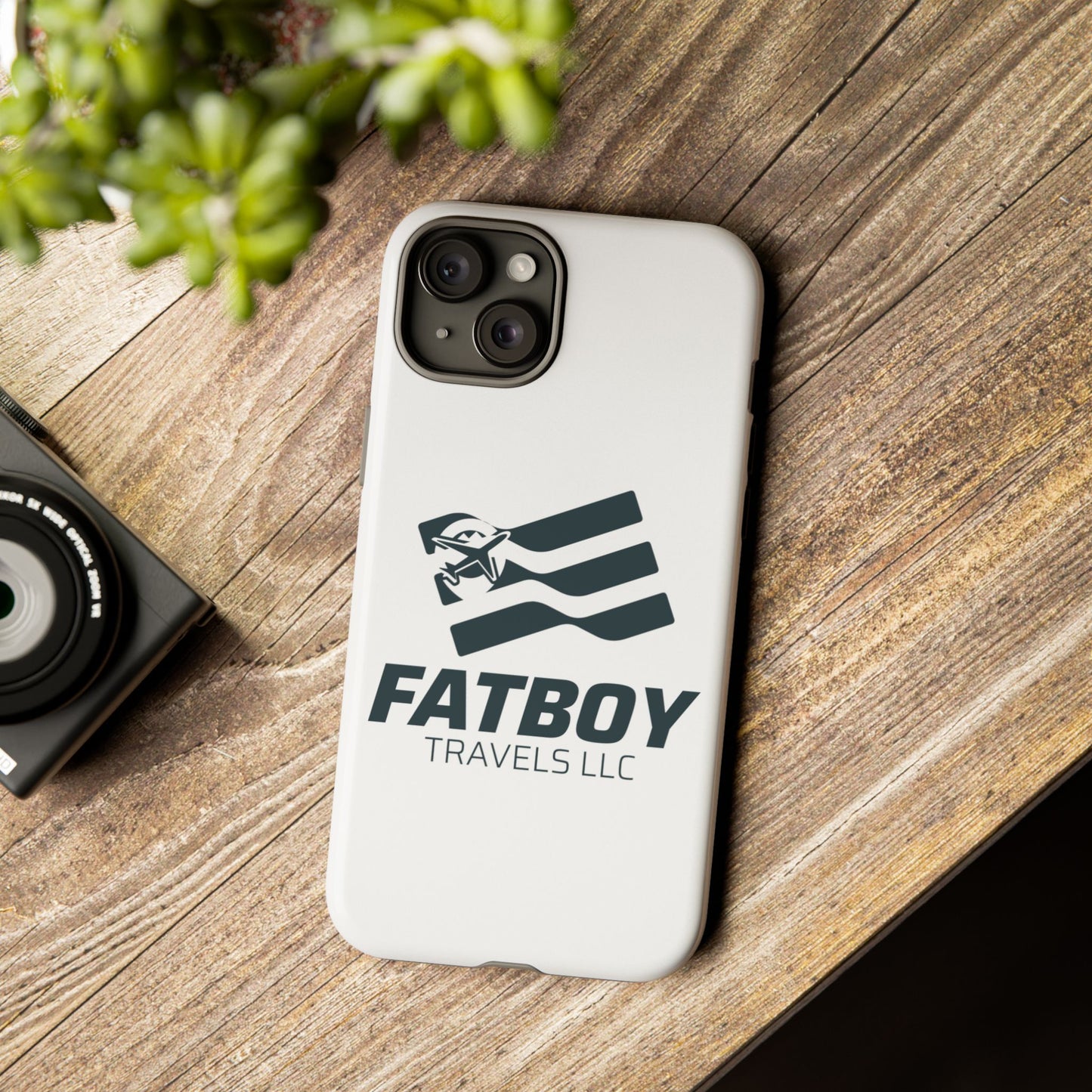 Fatboy Travels Tough Phone Case — Durable Travel-Logo Protective Cover