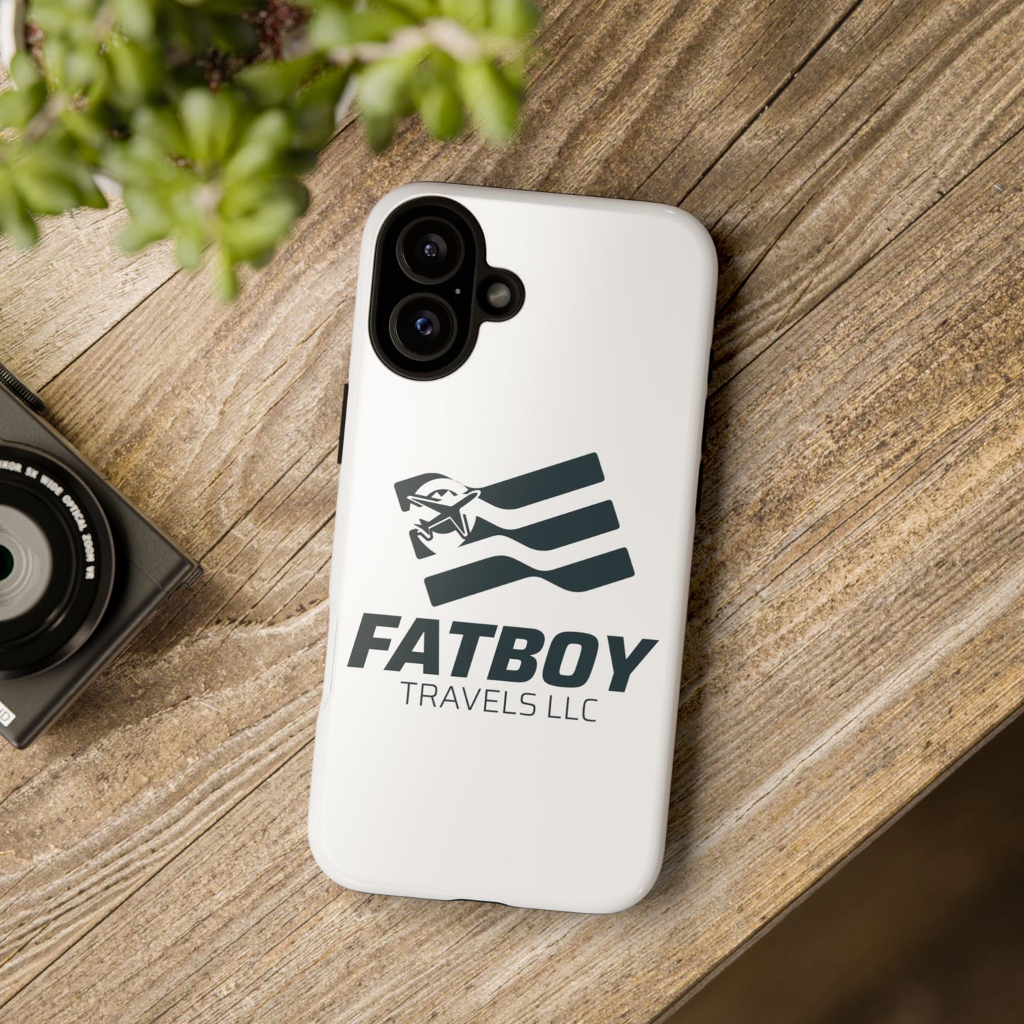 Fatboy Travels Tough Phone Case — Durable Travel-Logo Protective Cover