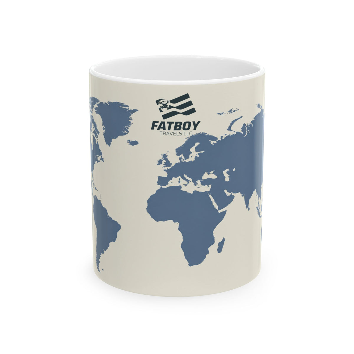Fatboy Travels — World Map Ceramic Mug