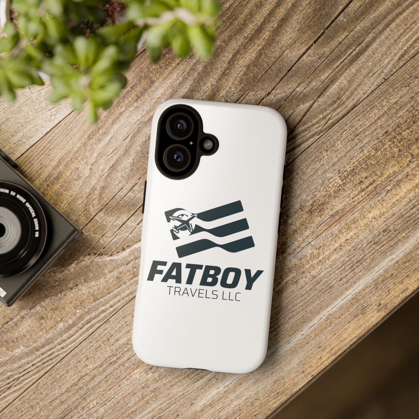 Fatboy Travels Tough Phone Case — Durable Travel-Logo Protective Cover