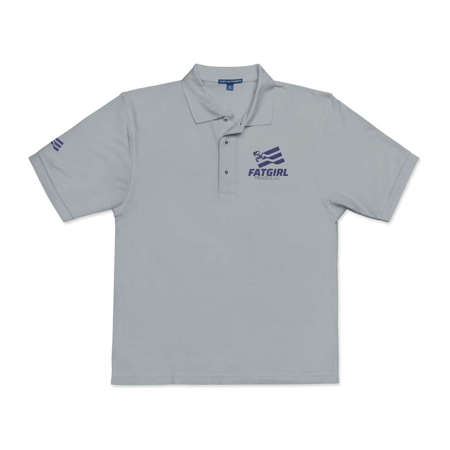 Embroidered 'Fatgirl' Logo Polo Shirt — Casual Branded Work & Team Polo