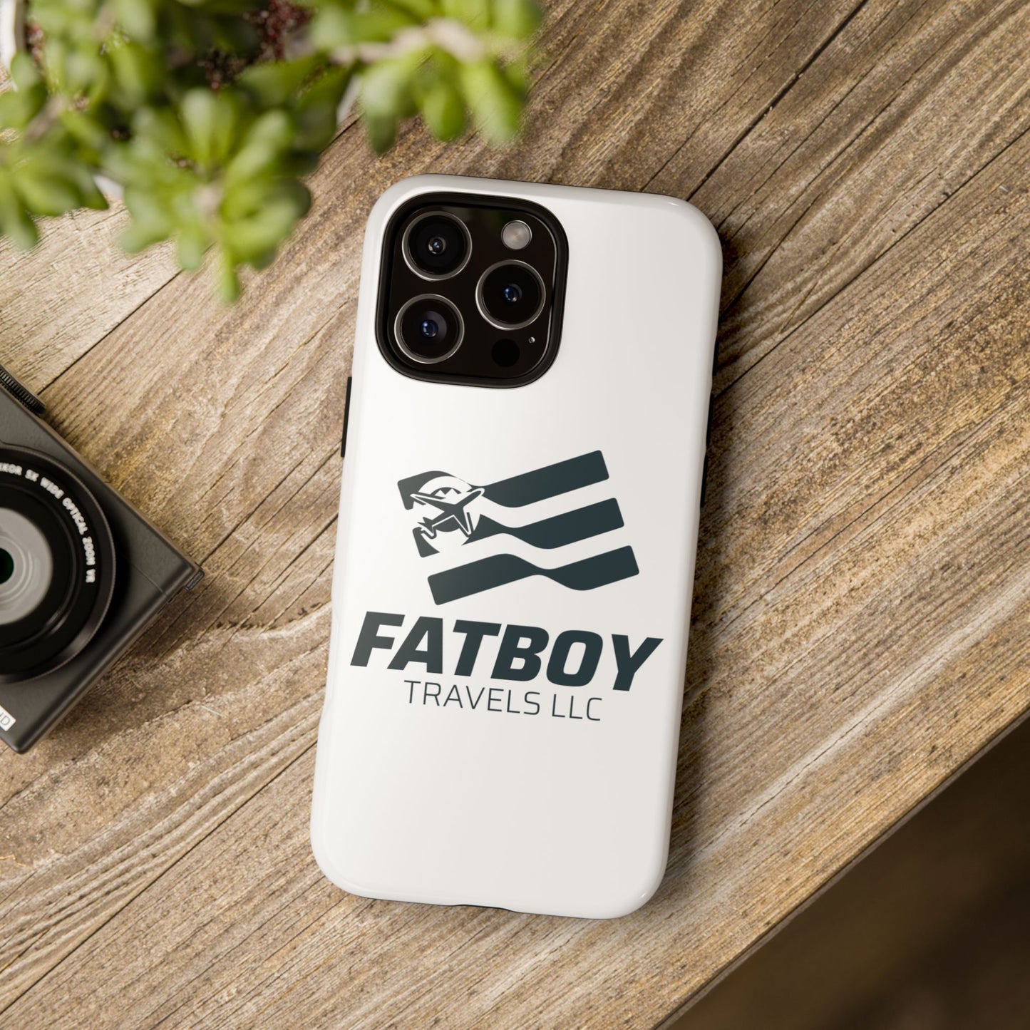 Fatboy Travels Tough Phone Case — Durable Travel-Logo Protective Cover