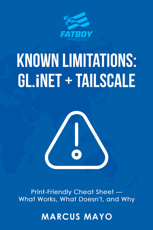 Known Limitations: GL.iNet + Tailscale