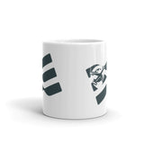 White glossy mug